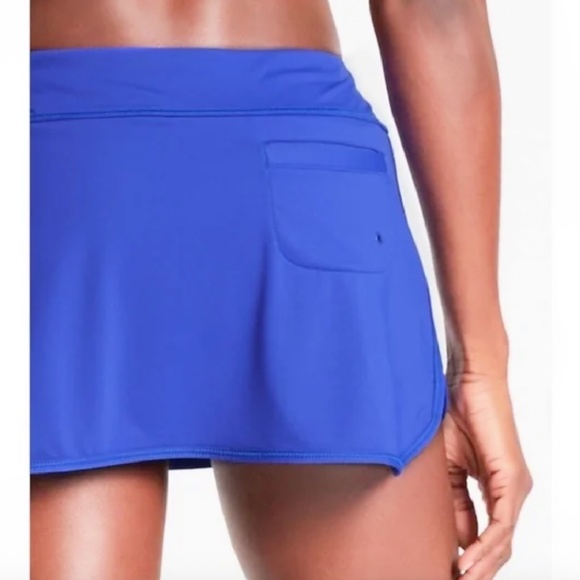 Athleta Women's Blue Swim Skort - Picture 7 of 7